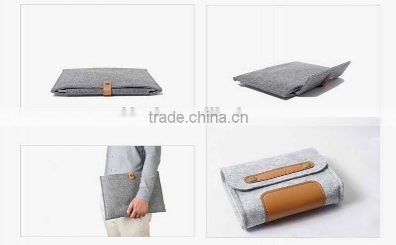 Fashionable Canvas Fabric 15 Inch Laptop Notebook Ultrabook for macbook Sleeve Case Bag