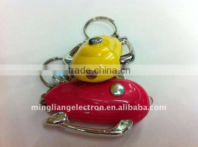 Lovely promotional keychain light