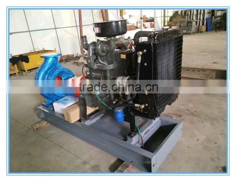 High efficiency Large outflow high lift diesel water pump set