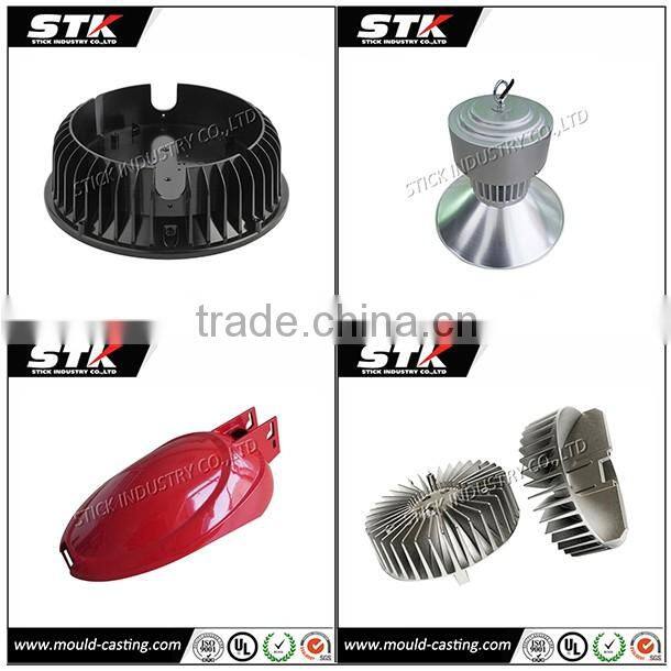 Cast aluminum LED light housing