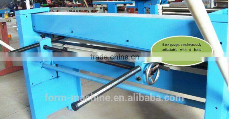 Q01-1.5X1500 manual aluminum sheet cutting shears machine