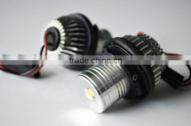 EK Favorites Compare Angel Eyes Heads Headlights Black Angel Eye Projector Headlights LED Angel Eyes Halo Rings