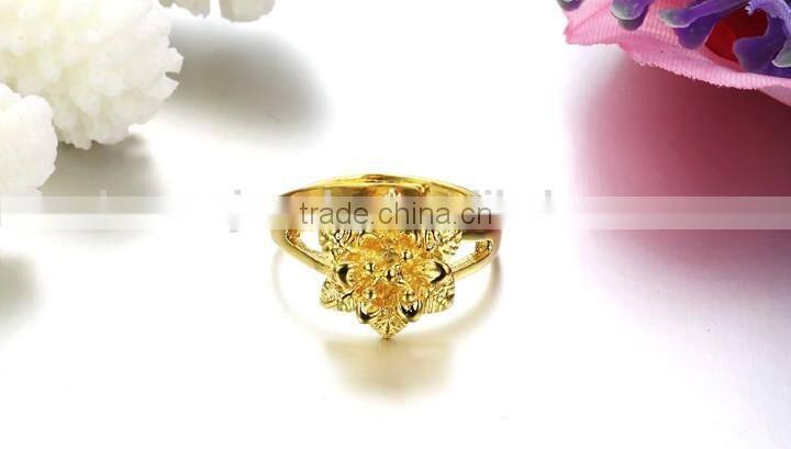 KSTONE 2015 New Trendy 18k Gold Plated Dubai Wedding Cooper Rings