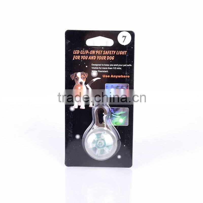 2016 fashion colorful led pet light