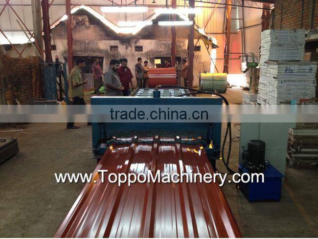 European Style Aluzinc Roofing Machine With New Technology
