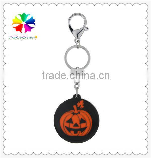 high quality Halloween for keychain,Halloween pumpkins keychain,custom keychain of Halloween