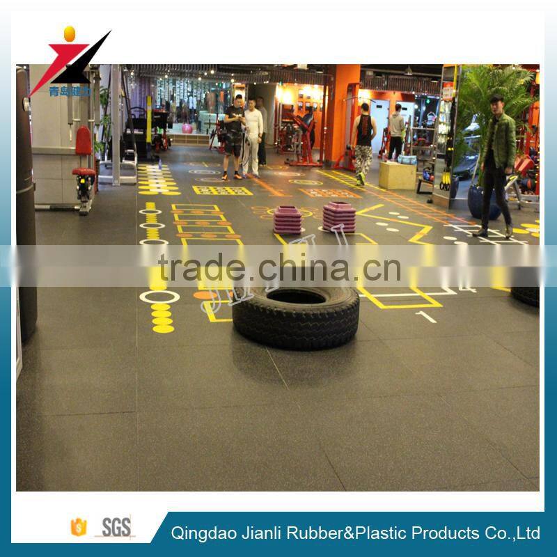 Waterproof Laminate Rubber Sheet Multi-Functional Gym Surface