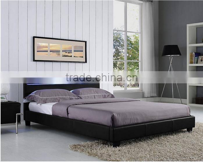 No Folded and King Size leather bed