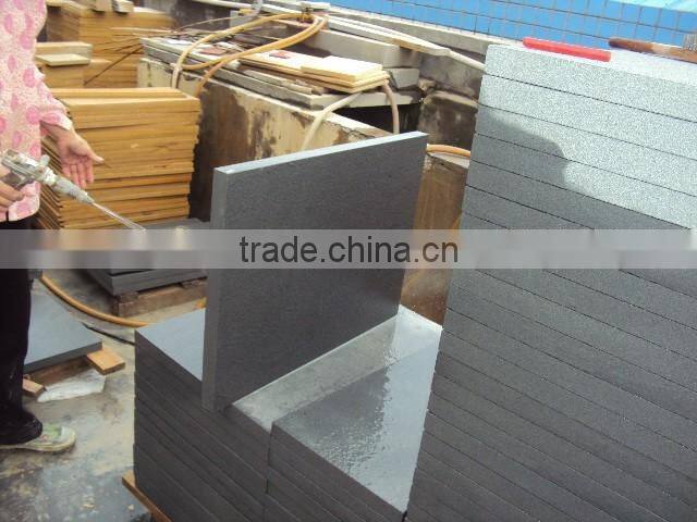 Outside floor and wall decoration natural black sandstone