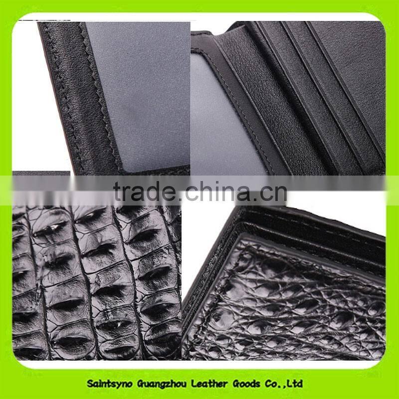 16024 Best Promtion Gift Set Full Grain Leather Wallet Belt Strap For Business Men