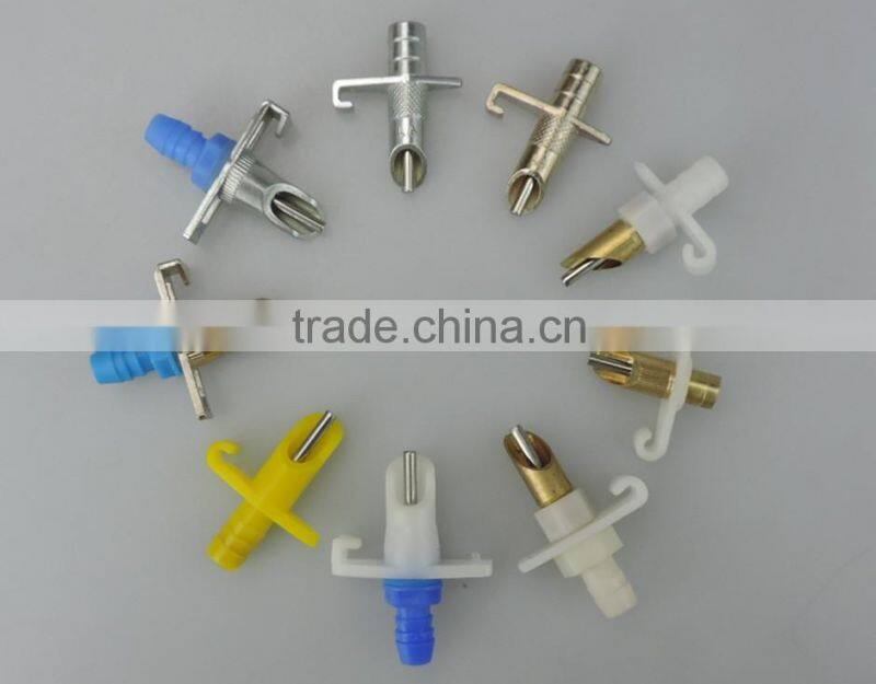 Bulksale integrated zinc coating metal nipple drinkers for rabbits