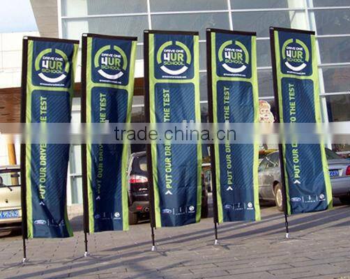 Push In Carbon Composite Bow Flag Pole With Oxford Bag