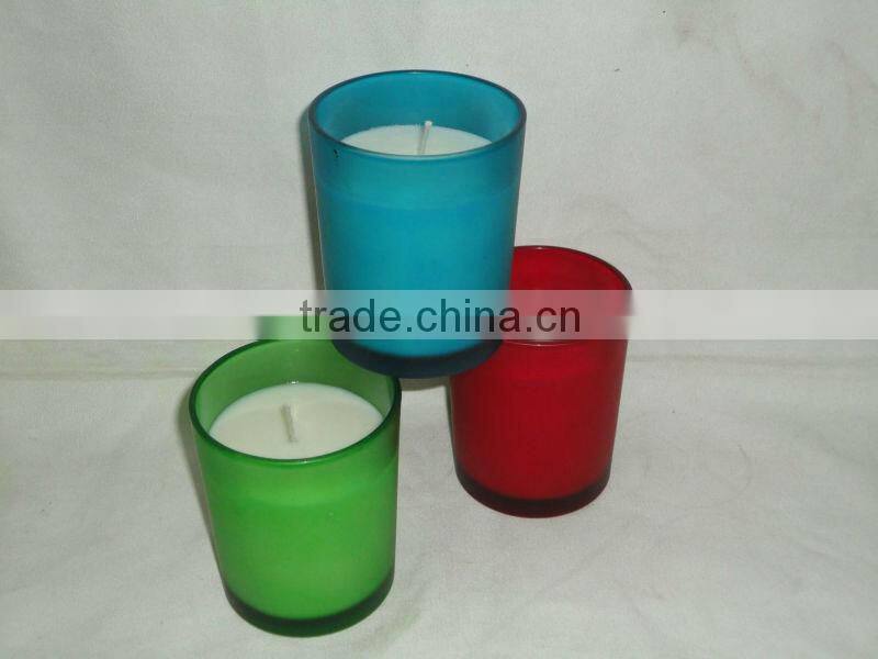 Natural Soy Candle in glass cup with box