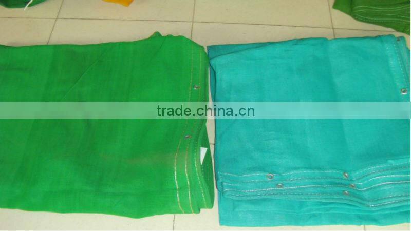 Green construction safety net for scaffolding