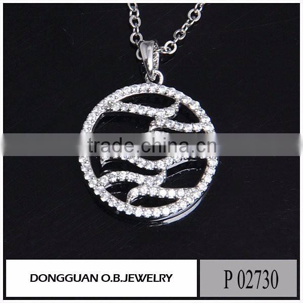 The newest brass jade pendant/factory price jewelry pendant