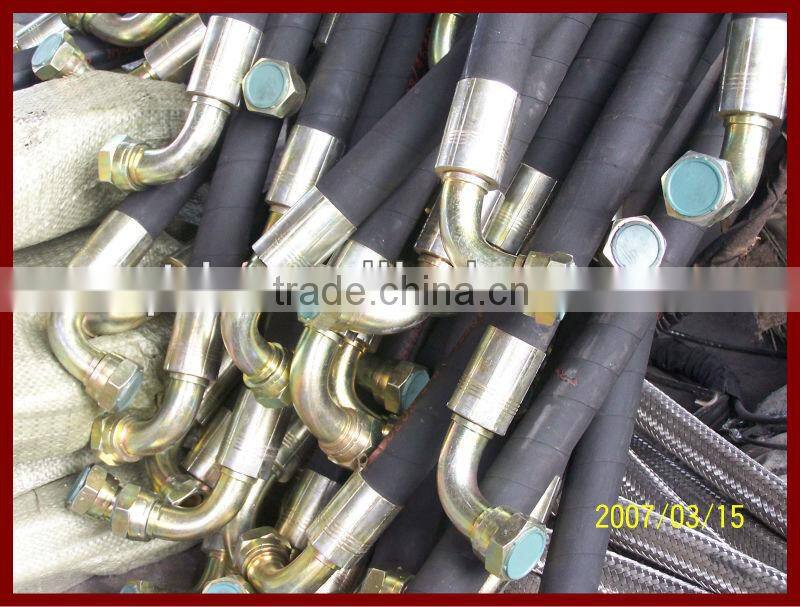 made in china hydraulic rubber hose assembly