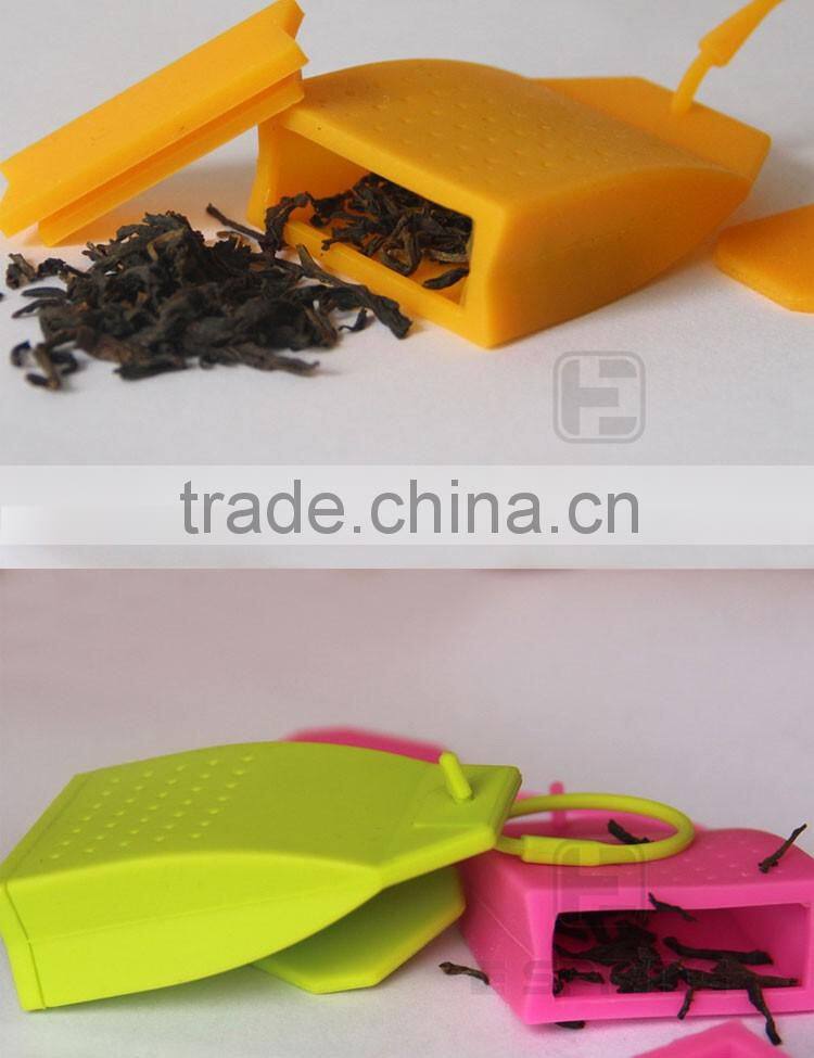 2016 hot selling food grade silicone tea bag