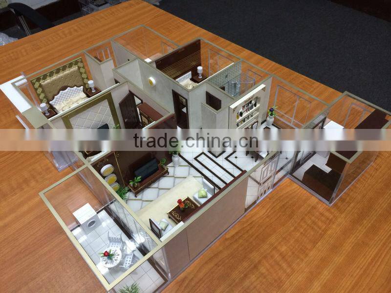 3D Maquette Internal layout scale model for sale