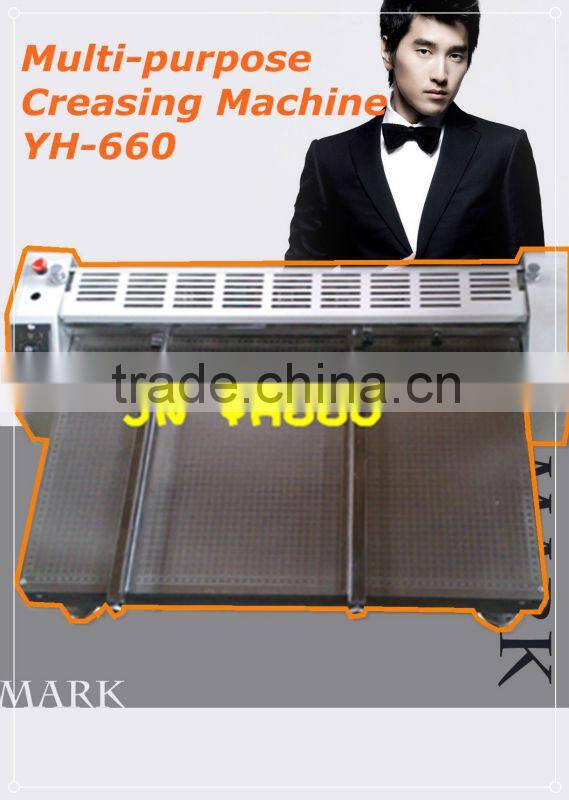 Semi paper creasing and perforating and Cutting machine