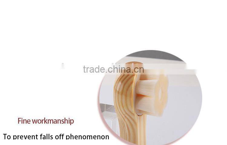 New design portable wooden handle facial cleansing brush