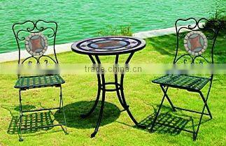 supply outdoor garden mosaic furniture dining table and chair