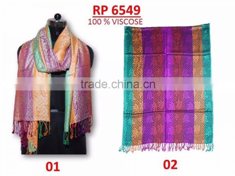 NEW FANCY VISCOSE FINE QUALITY SCARF SHAWL STOLE