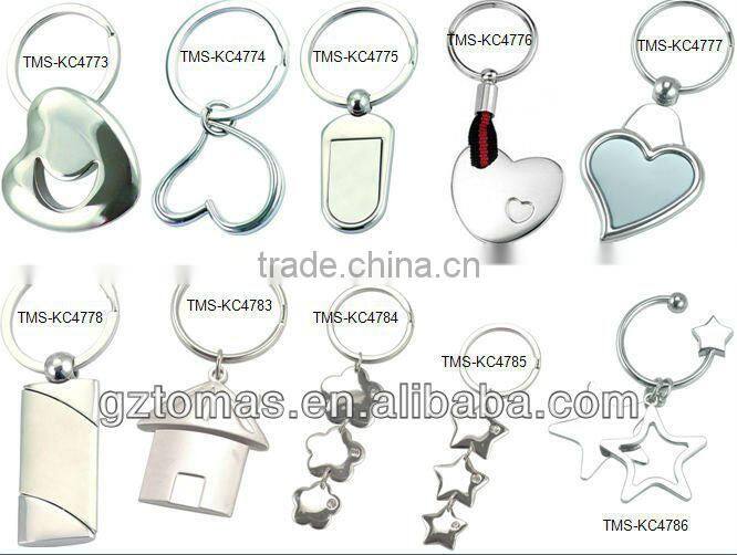 Hot sale Brand OEM round shaped custom metal keychain