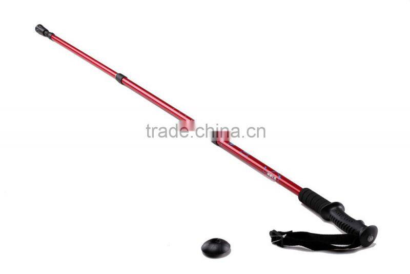 Adjustable outdoor for mountian climbing hiking stick