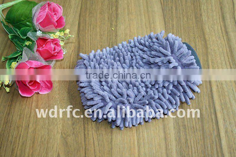 Chenille microfiber mitten & glove