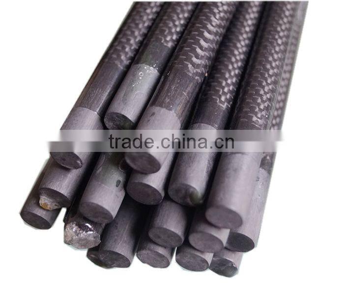 factory directly plain/twill 3k carbon fiber rods/bars for skeleton