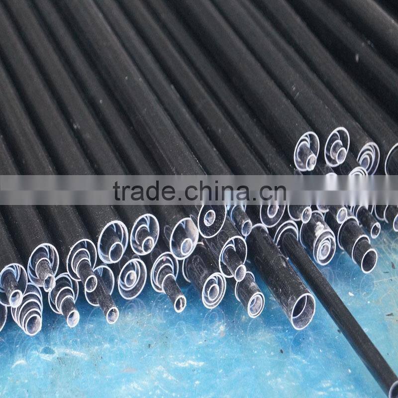 Telescopic carbon fiber tubes and poles