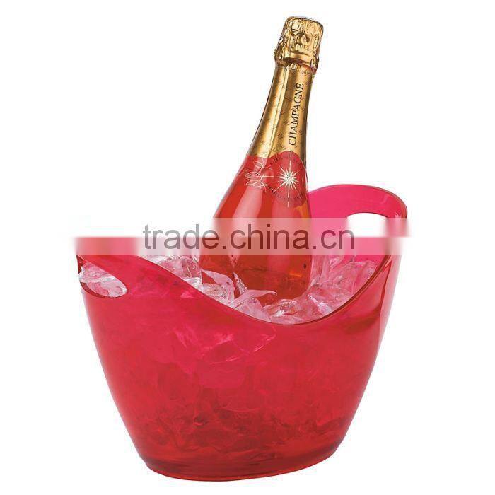 3.5L Mini Plastic acrylic ice bucket for beer promotion, champagne wine ice bucket for party