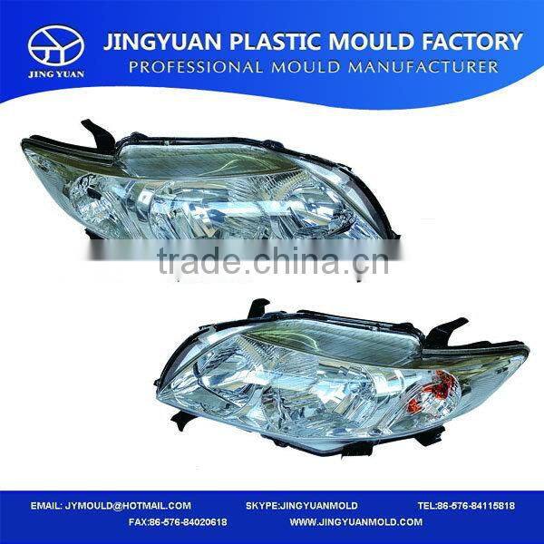 New coming excellent quality 2015 plastic auto light and lamp mould