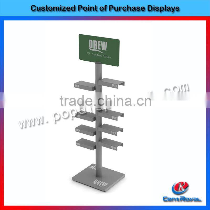 Cheap portable wrought iron shoe rack