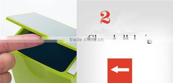 Eco-friendly PP household plastic trash can custom plastic bins