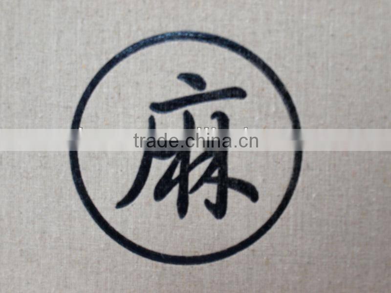 100% pure or natural linen fabric for garment or bag or shirt