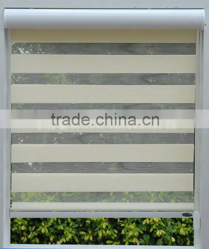 Double Layers Zebra Roller Sheer Blinds