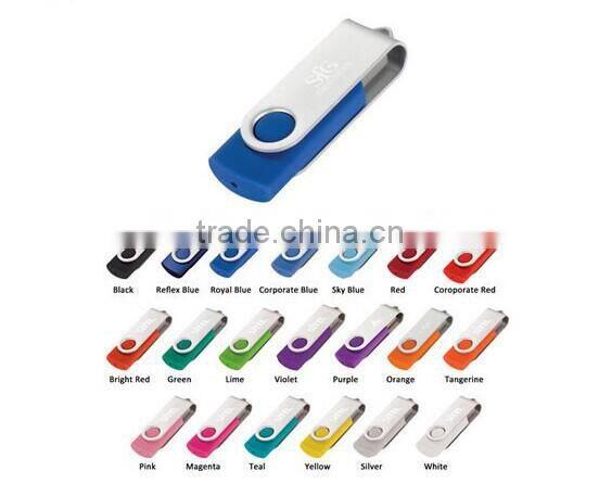 2016 Hot selling colorful twister usb flash drive 8gb with your logo