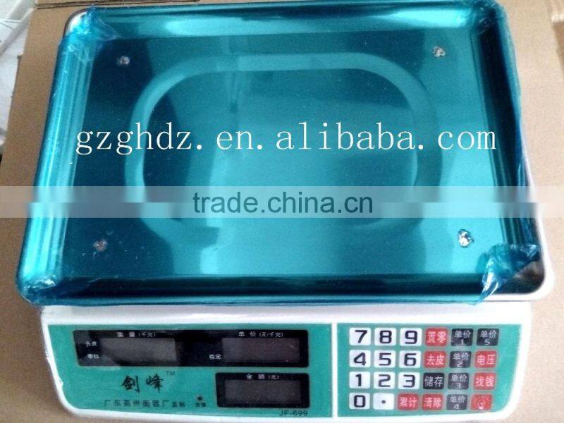 lastest price Electronic Scale Price Computing Scale / double side price electronic balance