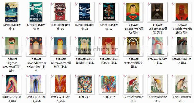 2016 Hot selling Tropical scenery 3d painting