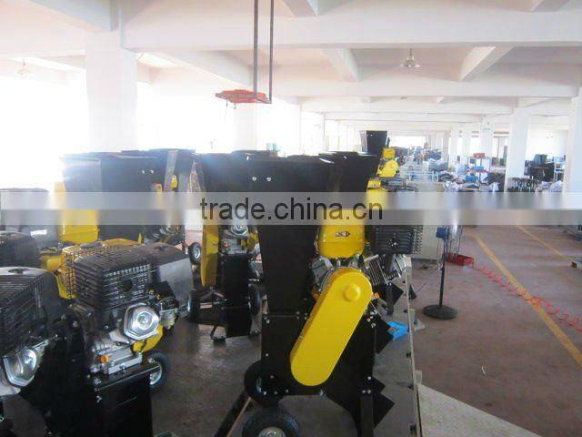13HP gasoline 4 stroke industrial wood chipper