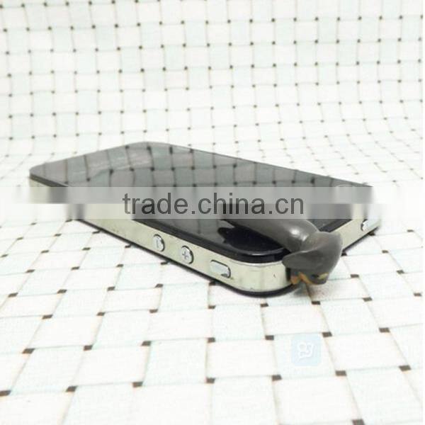 Custom plastic Puppy Dust Plug 3.5mm Smart Cell Mobile Phone Plug Headphone