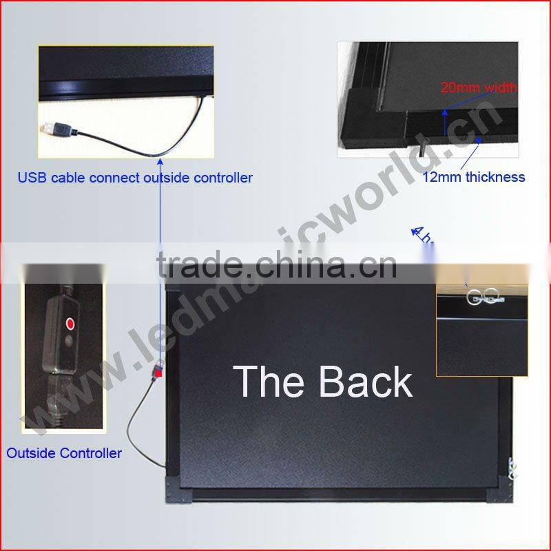 High Quality Sparkle Neon Marker Pen Chalk Board LED Writing Board