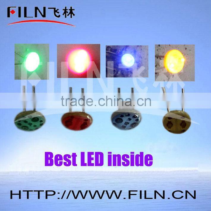 FILN 10mm plastic Green 220V, 100pcs per bag indication lamp