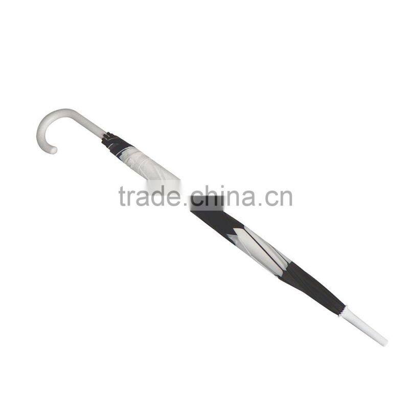 Automatic open long arm outdoor sunny rain umbrella with football color