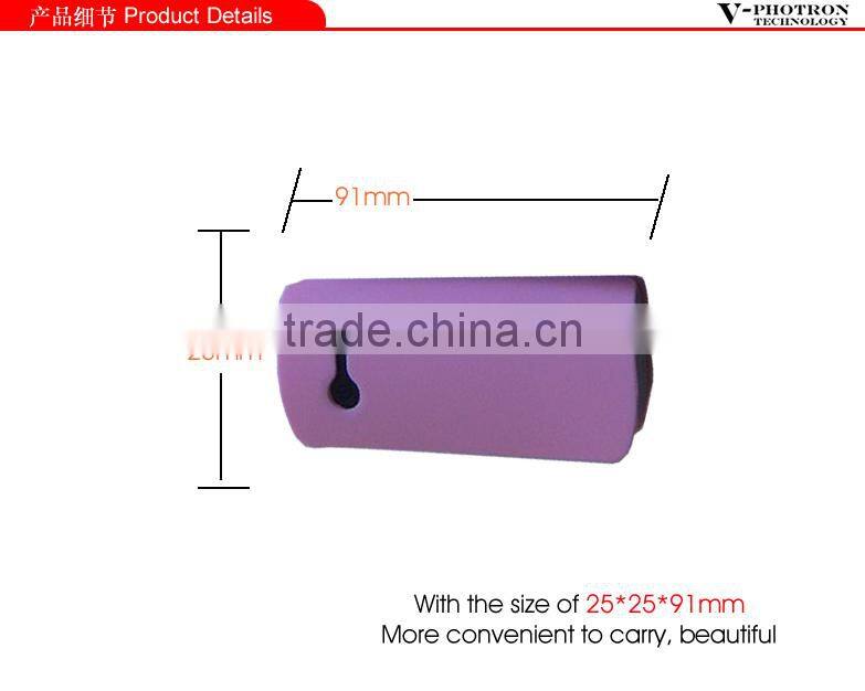 Wholesale new online fashion mobile charger 18650 power bank 5200mah