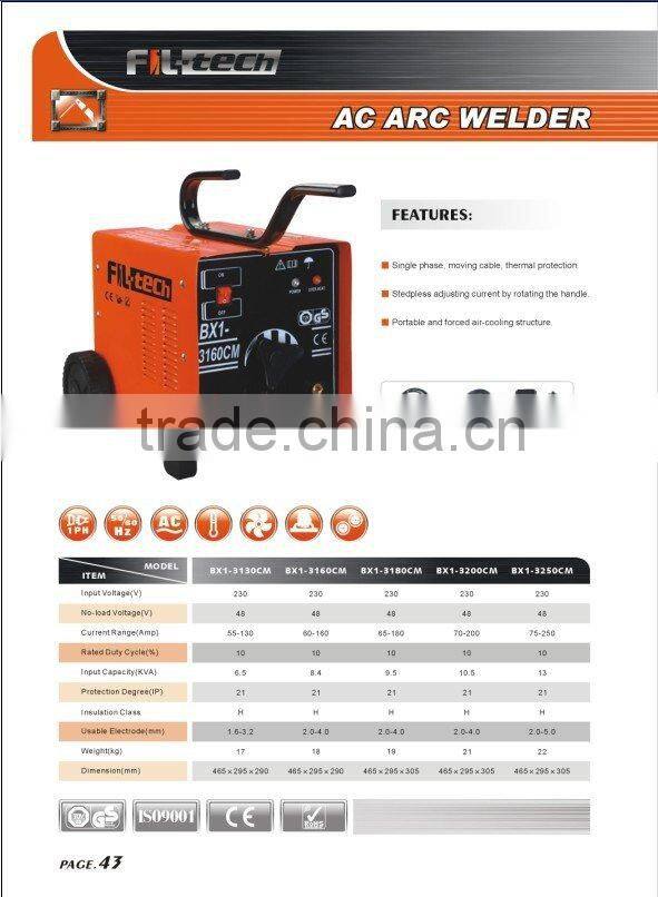 AC ARC WELDING MACHINE AC ARC WELDER AC ARC WELDING EQUIPMENT 3130CF/3160CF/3180CF/3200CF/3250CF