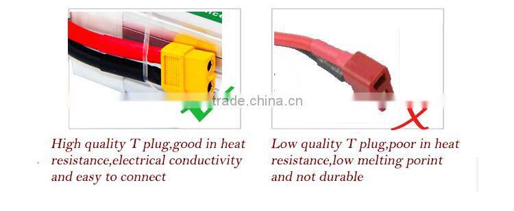 round lithium polymer battery pack 11.1 volt 650mah for tablet pc