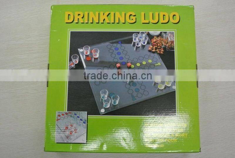 Hot Selling Drinking Ludo Board Chess Game Set