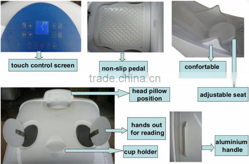 High Quality Aromatherapy Far-infrared Full Spectrum Led Light Health Care Seating Spa Capsule